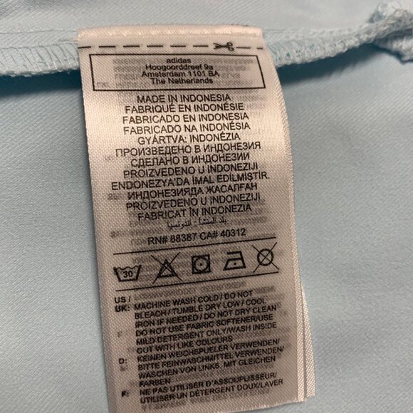 NWT Adidas Originals Adicolor Long Shirt / Dress Size L Blue - Picture 15 of 15